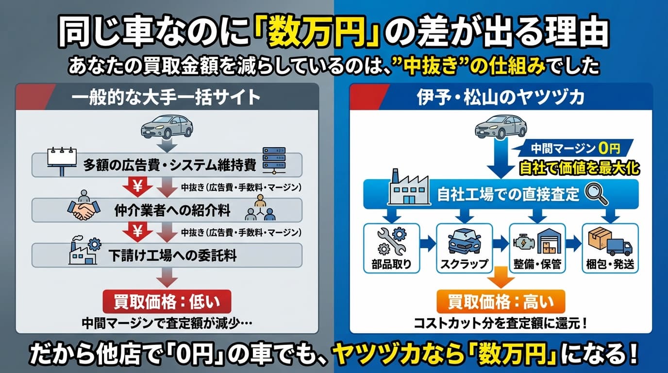 廃車買取の流れ PC